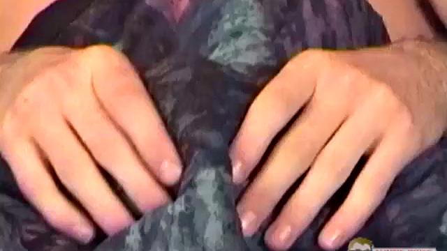 Big shooter Mike is back with a sex toy to play with. This 18 year old gets naked and jacks off, while fucking himself with a double headed dildo.