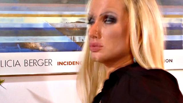 Sharon Pink Gets Bent Over!
