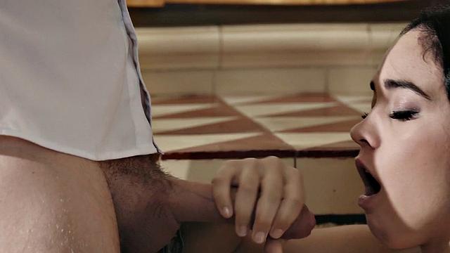 Slutty bae loves fucking hardcore with nasty fucker