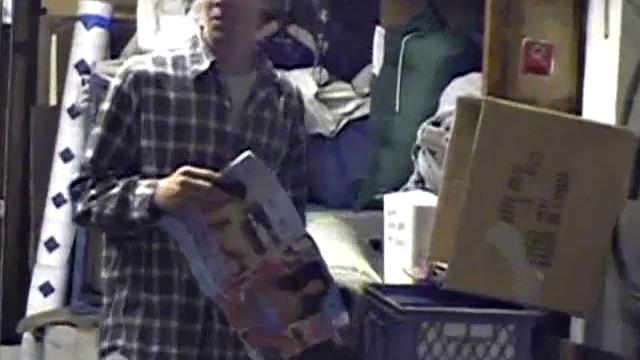 Jayden is skateboarding in his garage when he finds a porn magazine. He starts flipping through it while getting hard. Jayden strokes to the visual stimulation until he cums.