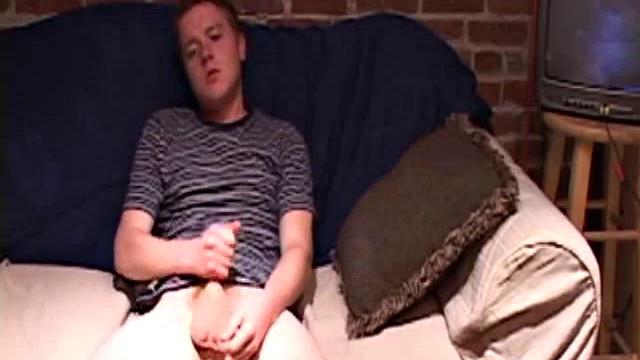 After stripping off his pants, Dawson goes to work on his dick. Whil estroking his meat, Dawson plays with his ass and squirts out a messy cum shot onto his chest and face.