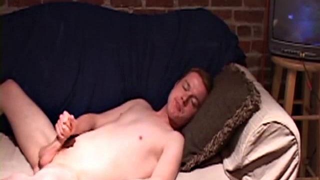 After stripping off his pants, Dawson goes to work on his dick. Whil estroking his meat, Dawson plays with his ass and squirts out a messy cum shot onto his chest and face.