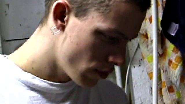 Returning home with a new porn magazine, Shane heads to the laundry room to check out his new porn rag and jerk off. The porn must be good because he quickly gets stiff and starts stroking.