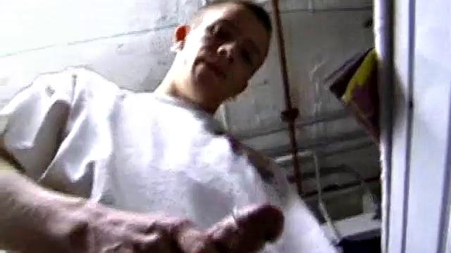 Returning home with a new porn magazine, Shane heads to the laundry room to check out his new porn rag and jerk off. The porn must be good because he quickly gets stiff and starts stroking.