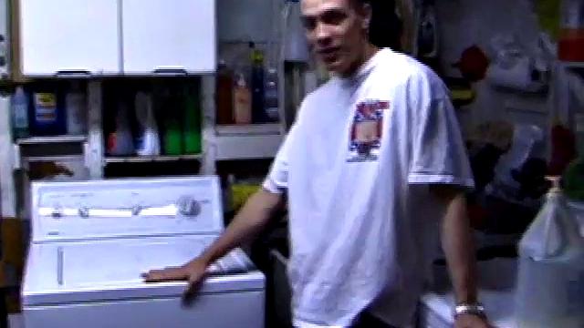 Returning home with a new porn magazine, Shane heads to the laundry room to check out his new porn rag and jerk off. The porn must be good because he quickly gets stiff and starts stroking.