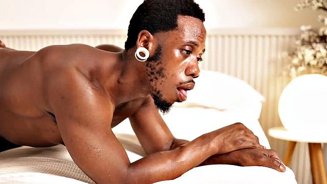 Bottom stud analdrilled by his BF after deepthroat