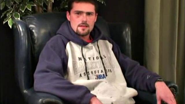 Jamie is one of three friends working together on a high-rise construction project here in Atlanta. He's 27, 6'4", 170 pounds and works as a trim carpenter. Blake