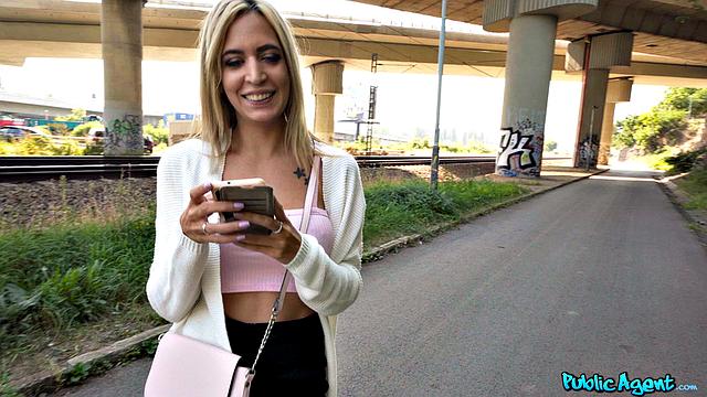 Big Boobs Spanish Blonde Babe