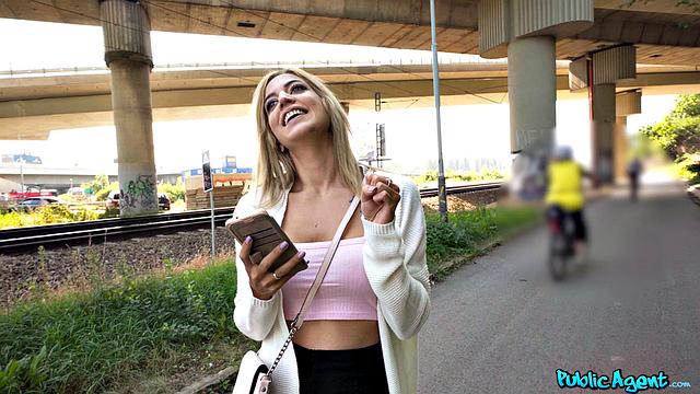 Big Boobs Spanish Blonde Babe