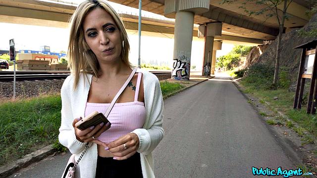 Big Boobs Spanish Blonde Babe