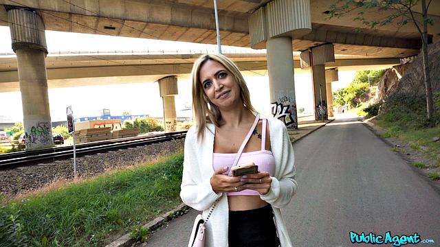 Big Boobs Spanish Blonde Babe