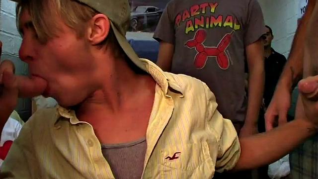 Straight college stud fucked in dormitory for fraternity