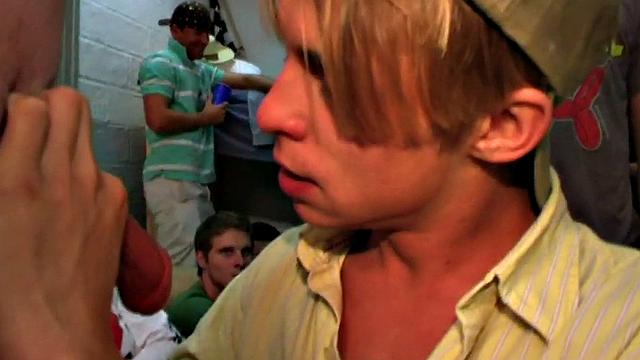 Straight college stud fucked in dormitory for fraternity