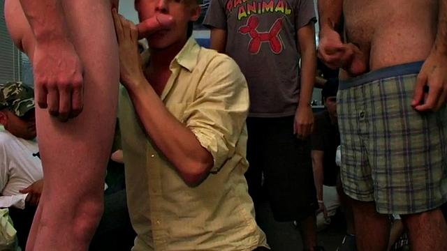 Straight college stud fucked in dormitory for fraternity