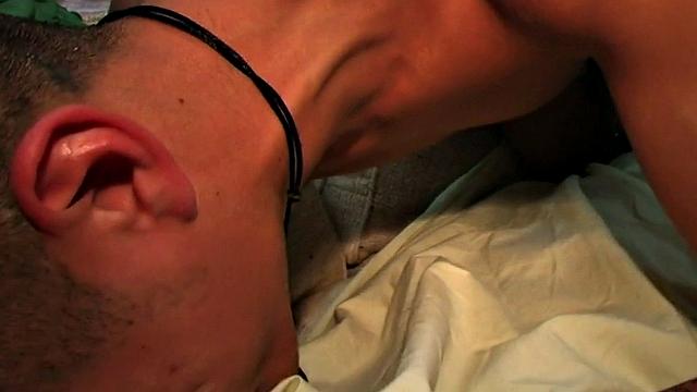 Straight college stud fucked in dormitory for fraternity