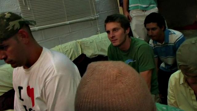Straight college stud fucked in dormitory for fraternity
