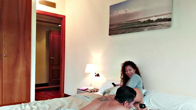 Experience the ultimate sex tape with deepthroating, ball licking, and cowgirl fucking