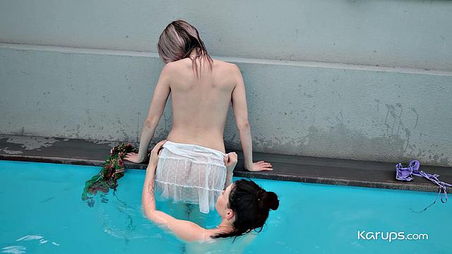 Polly White and Virgin Butterfly Girl-Girl