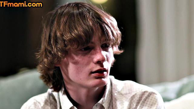 Big-titted stepmom cockriding stepson after teasing