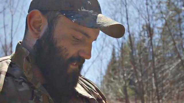 Dominant hunter barebacks bottom outdoor