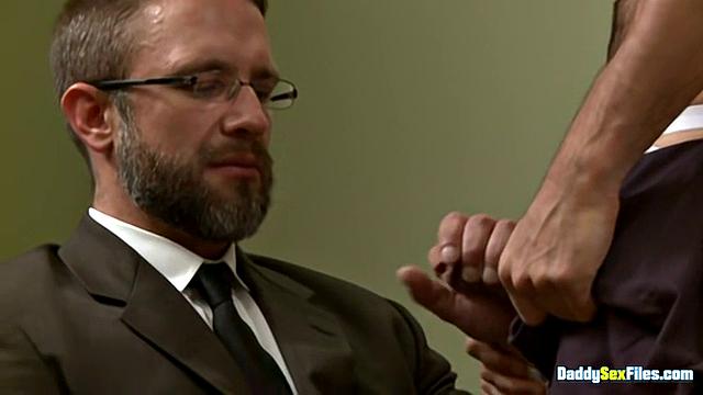Curious Daddy Gets Fucked - Dirk Caber & Conner Habib