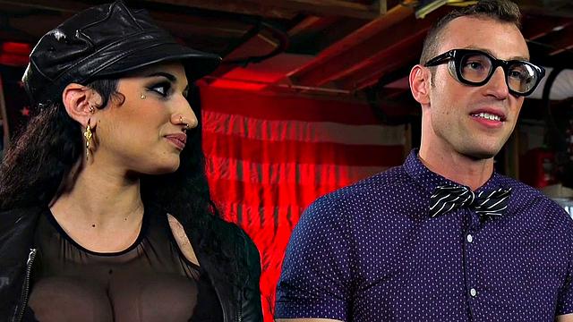 Femdom busty MILF teases hee sub with empty promises