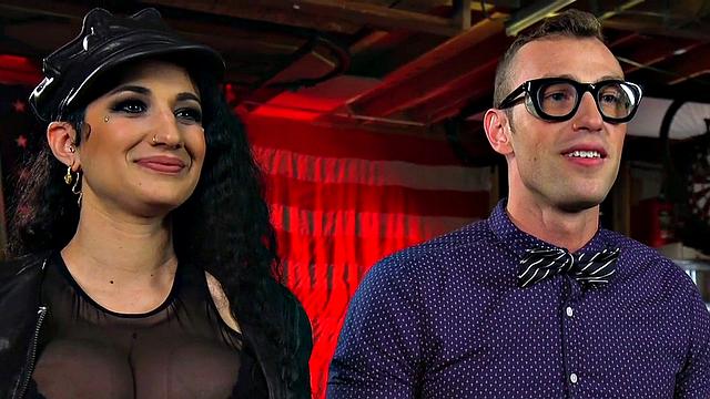 Femdom busty MILF teases hee sub with empty promises