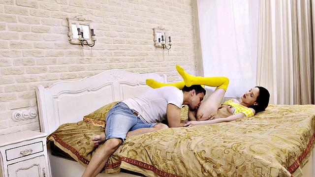 SIS.PORN. Sexy girl has sex with her stepbrother who wins the bet