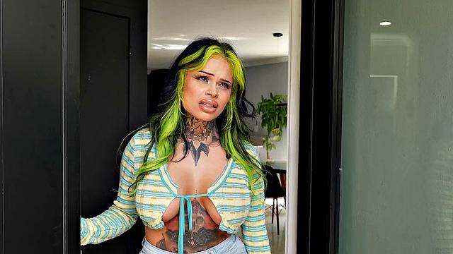 Bigbooty inked babe by BF