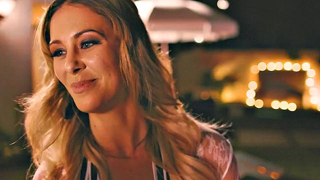 Transsexual lady fucks female pussy in missionary