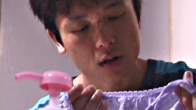 Sexy asian MILF fingered by younger guy