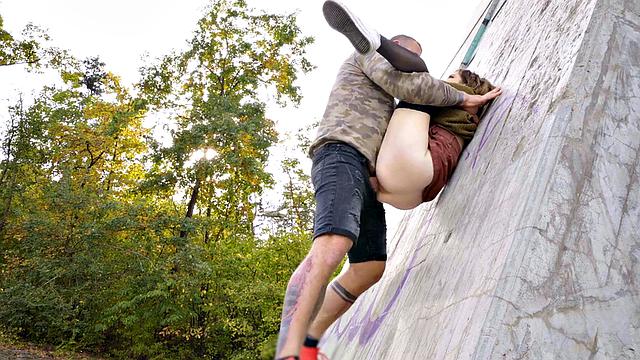 Classy babe picked up deepthroating and riding cock