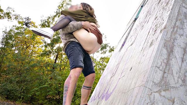 Classy babe picked up deepthroating and riding cock