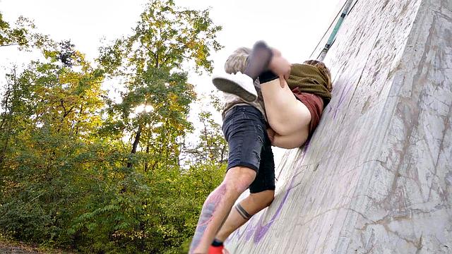 Classy babe picked up deepthroating and riding cock