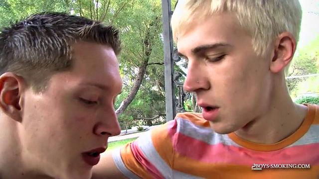 Patrick & Ryan Smoke and Have Sex Outdoors!