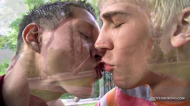 Patrick & Ryan Smoke and Have Sex Outdoors!