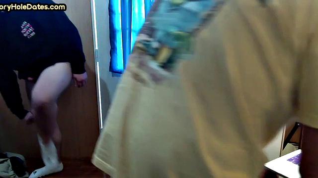 Gloryhole DILF analbanged by teen