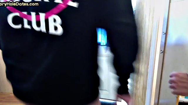 Gloryhole DILF analbanged by teen