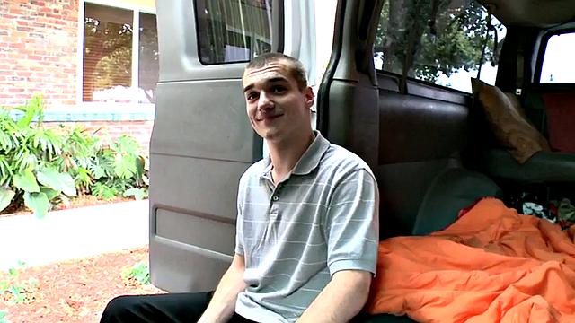 Picked up stud fucks gays ass in van after casting