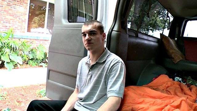 Picked up stud fucks gays ass in van after casting