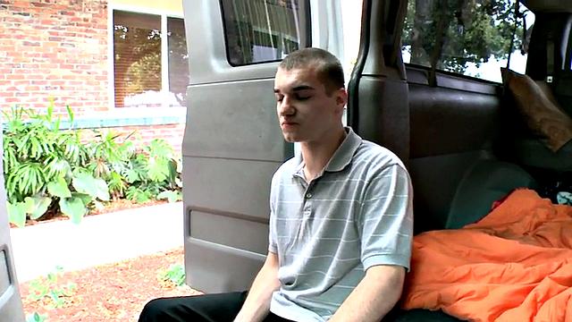 Picked up stud fucks gays ass in van after casting