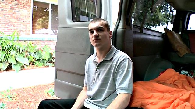 Picked up stud fucks gays ass in van after casting