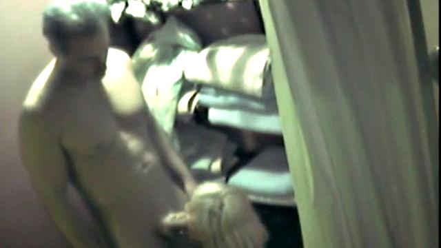 Cock sucking teen screws guy in closet