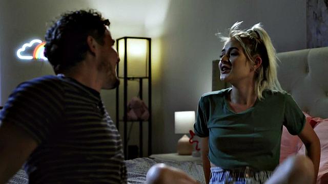 21yo stepsister makes love with stepbrother while alone