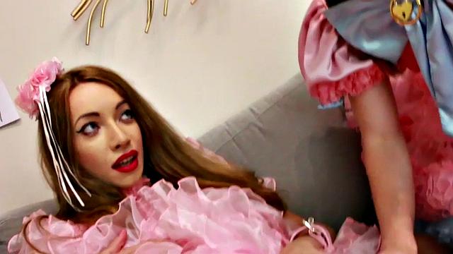 Mean dominant gaping tgirl