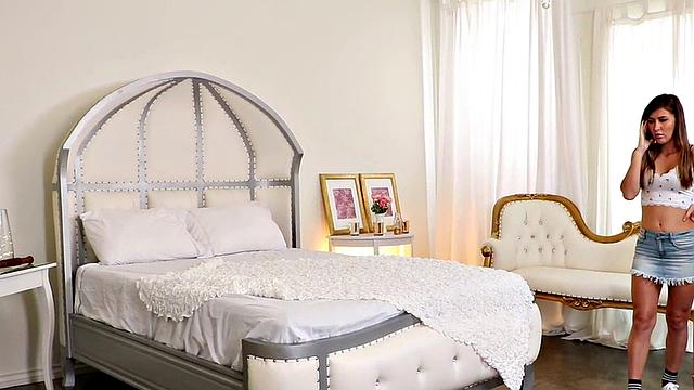 Gaping babes strapon analfucking tight asshole by BFF