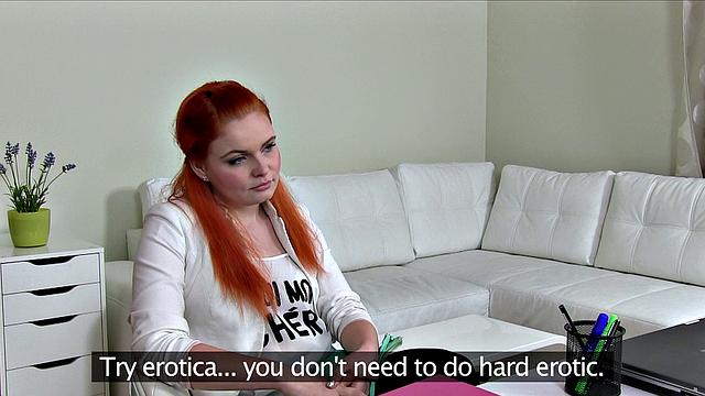 Redhead Gets Easy Money For A Quick Fuck With Agent