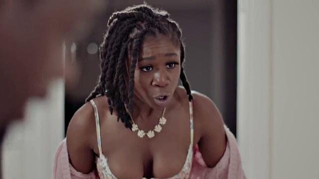 Asian bottom gets fucked by Black top barebacking