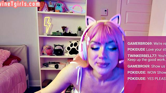 Small cock and big ass webcam TS gets fucked in big butt