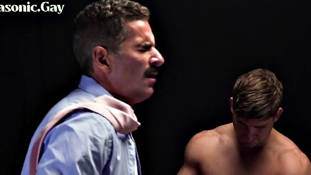 Gaydaddies fuck 3some twink in anal pleasure